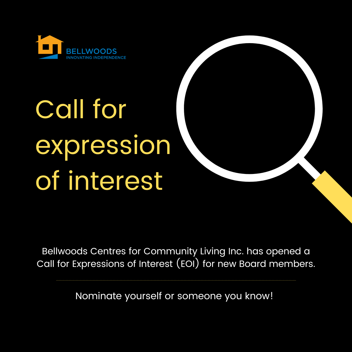 Call for Nominations/Expressions of Interest